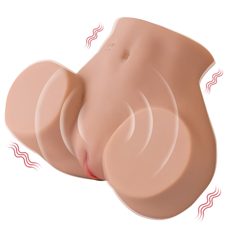 Xise Innovative Realistic Ass Masturbator With Vibrations 15lb Lifelike Size Butt