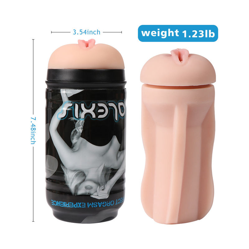SHEQU Soft TPR PP Male Masturbator Toys With Realistic Pussy Channel