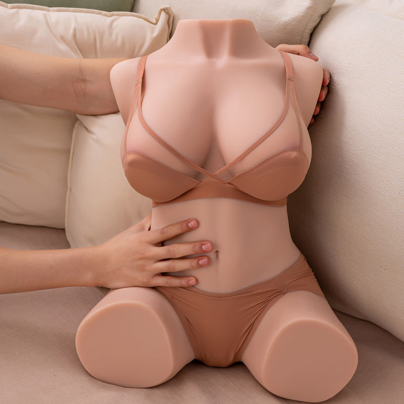 Super Soft TPR IPX7 Waterproof Half Sex Doll For Men With One Button Easy For Play
