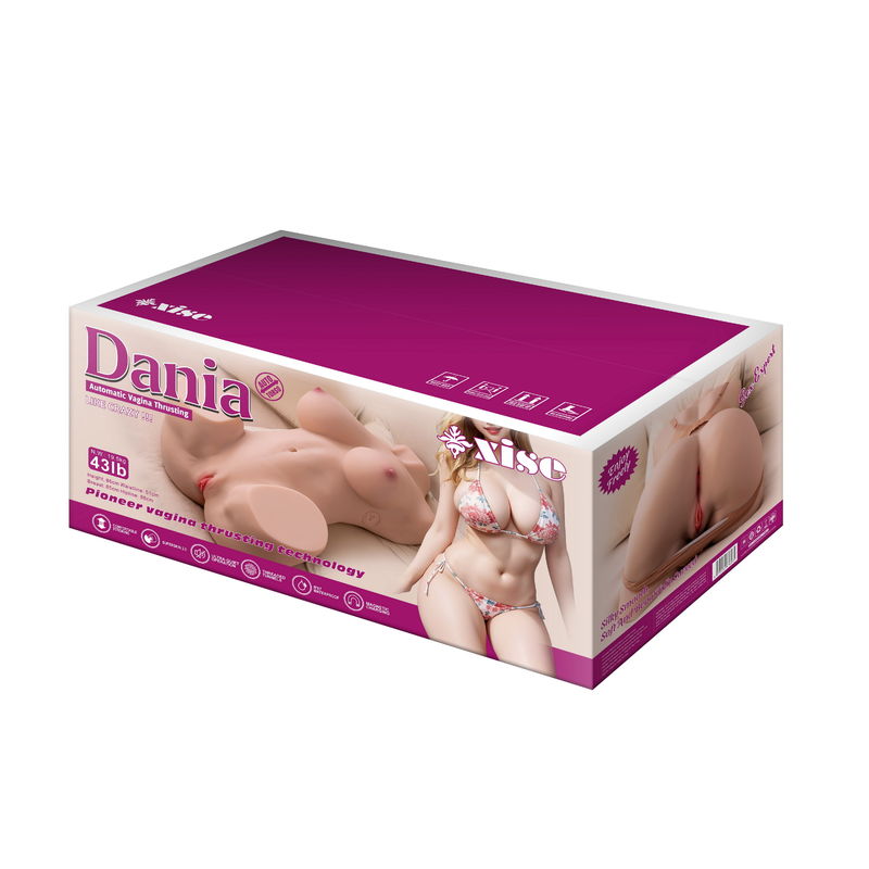 Super Soft TPR IPX7 Waterproof Half Sex Doll For Men With One Button Easy For Play