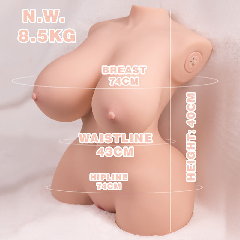 Large Breasted With Vagina Thrusting Masturbator with Realistic Skin and Soft Touch Feel