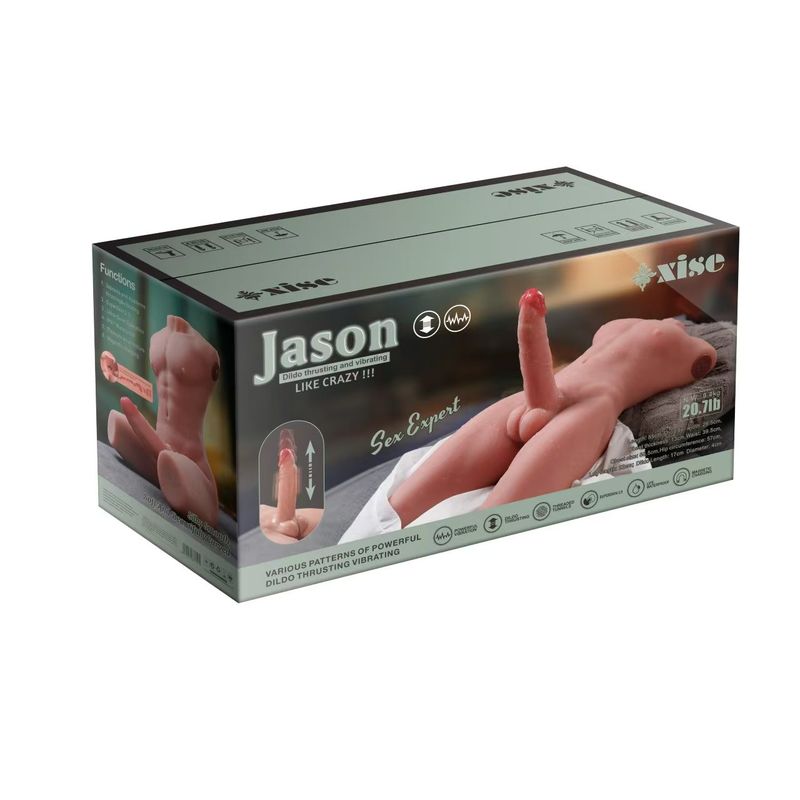 Jason Realistic Male Torso With Dildo Thrusting & Vibrating Deep Pleasure For Women