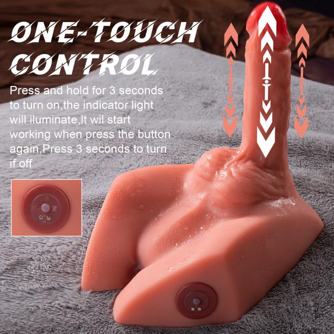 Realistic TPR sex torso charging port