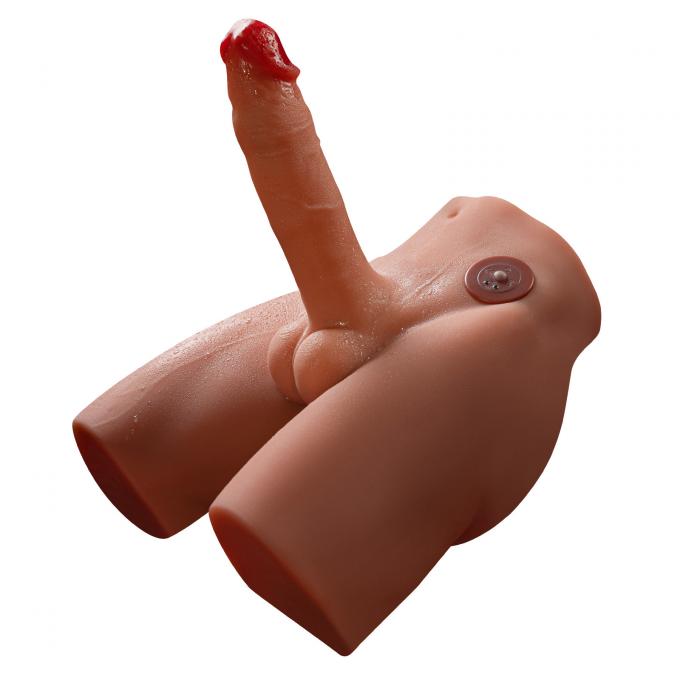 TPR Dildo Torso Toy material detail