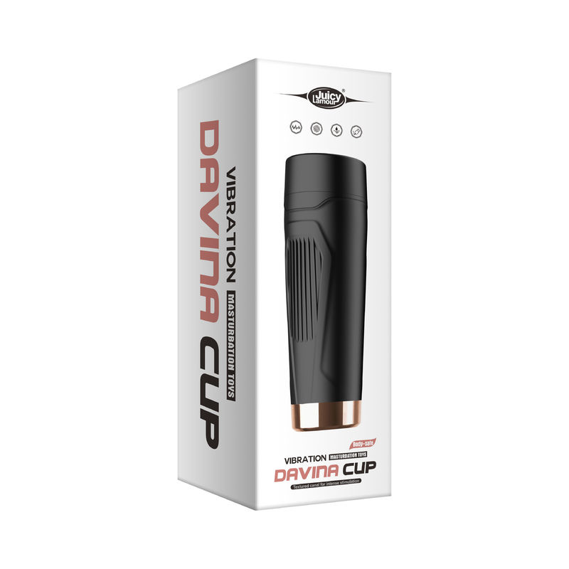 Vibrating Male Masturbator Toys Powerful Double Vibration Rechargeable Adult Toys