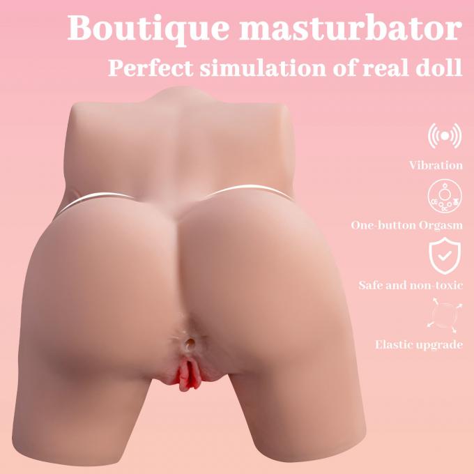 XISE Half Size Sex Doll 9.2lb Sucking Vibrating Sex Doll Ass Male Masturbator 0