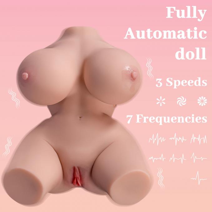 XISE Half Size Sex Doll 9.2lb Sucking Vibrating Sex Doll Ass Male Masturbator 2